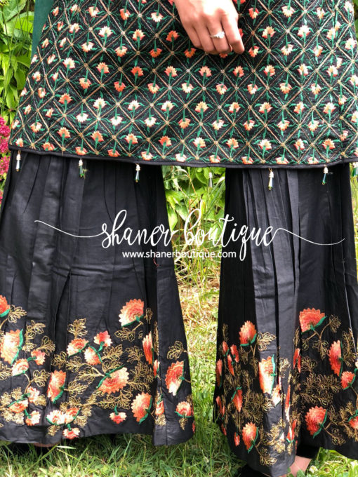 Readymade Suit  (BLACK AND GREEN 3pcs RM12) - Image 6