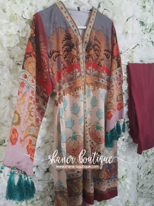 Sana Safinaz Kurta M18W1-14A (ARABESQUE LOOK) - Image 6