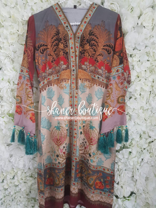 Sana Safinaz Kurta M18W1-14A (ARABESQUE LOOK) - Image 7