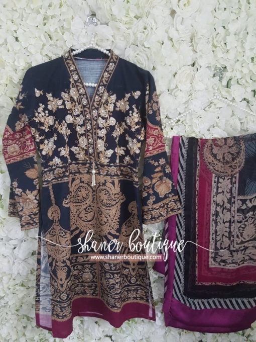 Sana Safinaz Kurta M18W1-2B (IMARRAKETCH MUSE) - Image 9