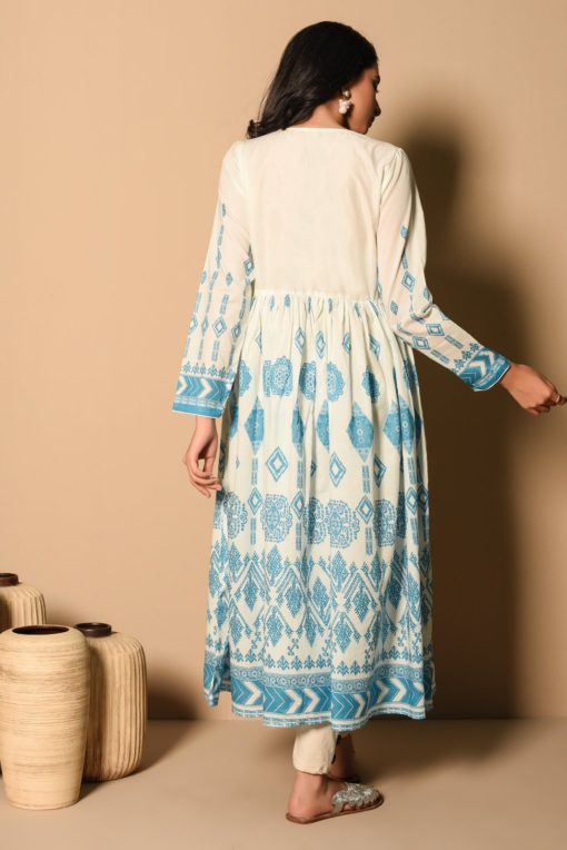 Ethnic Blue frock (ET-CK-35) - Image 10