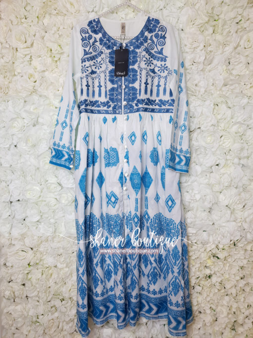 Ethnic Blue frock (ET-CK-35) - Image 5