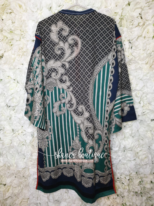 Sapphire kurta (FLORAL SPRING) - Image 8