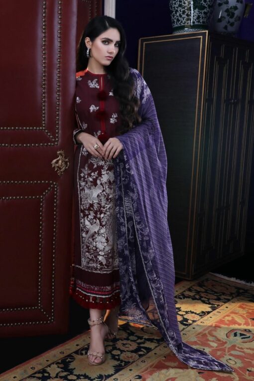 Sana Safinaz 3pc suit (9A PRE-FALL 19) - Image 4