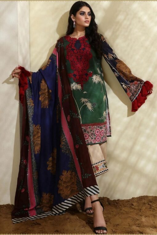 Sana Safinaz 3pc suit (7B Winter Muzlin 19)