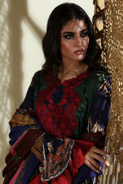 Sana Safinaz 3pc suit (7B Winter Muzlin 19) - Image 2