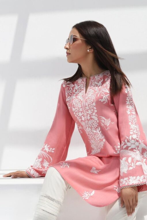 Sana Safinaz Pink Kurta (SS20ESE279) - Image 3