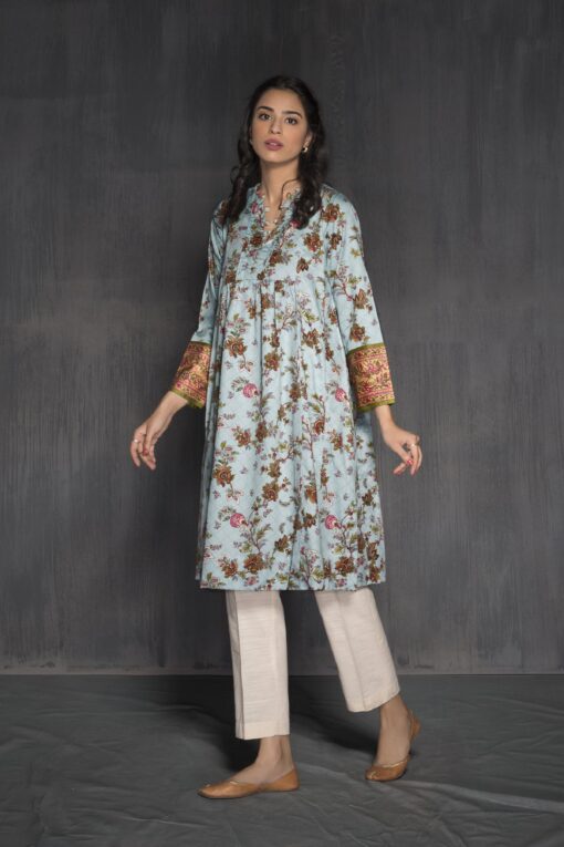 Sapphire Shore Sky Kurta - Image 2