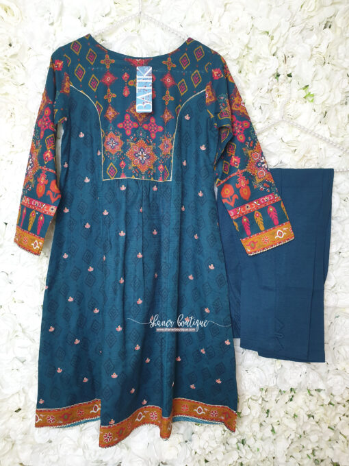 Batik frock and Trouser 2pc (Dig. Ikat 2Pc) - Image 5