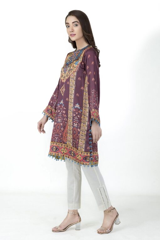 Cross stitch Kurta Vivid Scarlet (CS-K-08) - Image 4