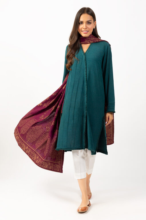 Gul ahmed kurta and shawl 2pc (GA-K-03) - Image 3