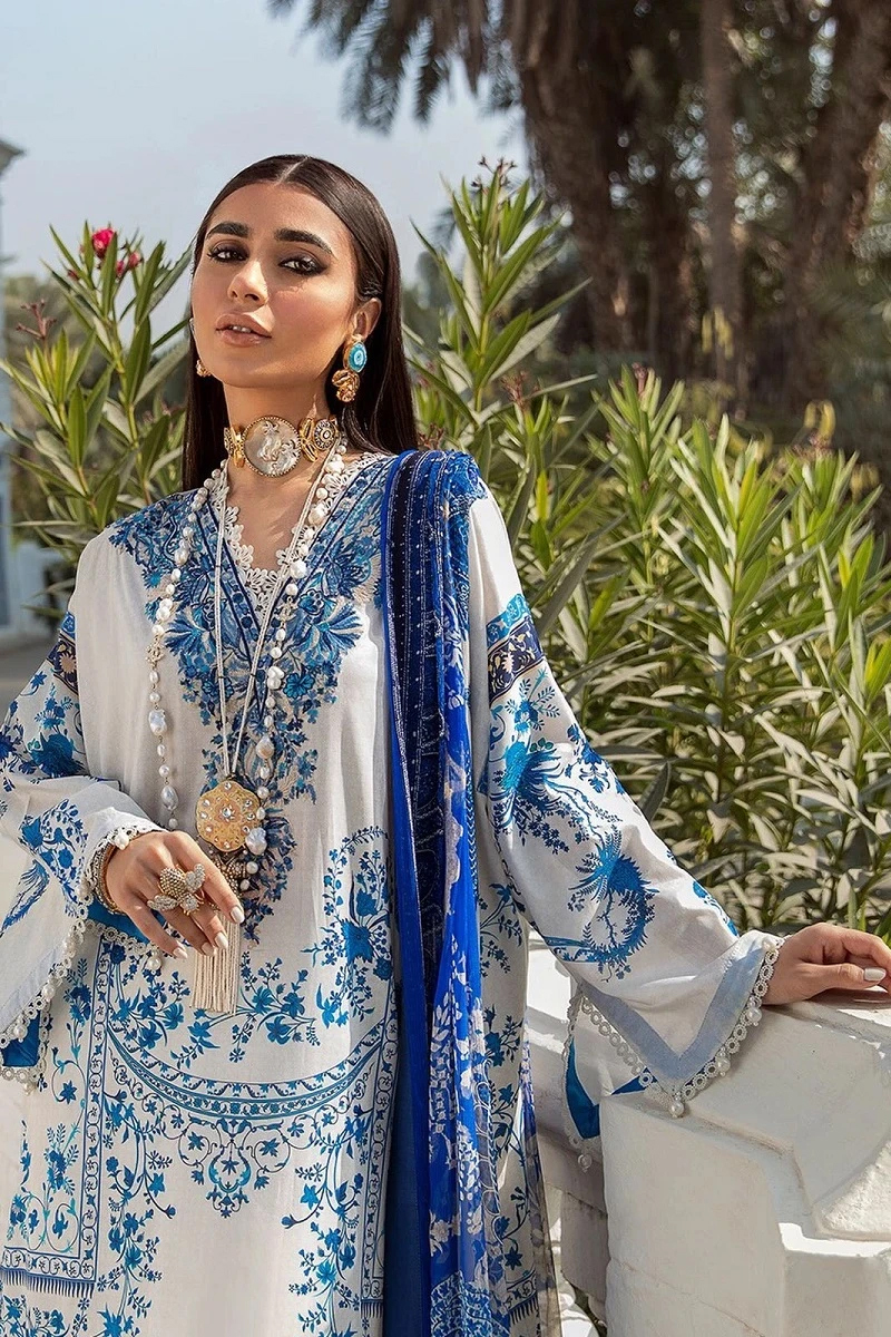 Needle Craft Embroidered Shirt and Block Printed Trouser WGK-CMS-DE-1491  |GulAhmed