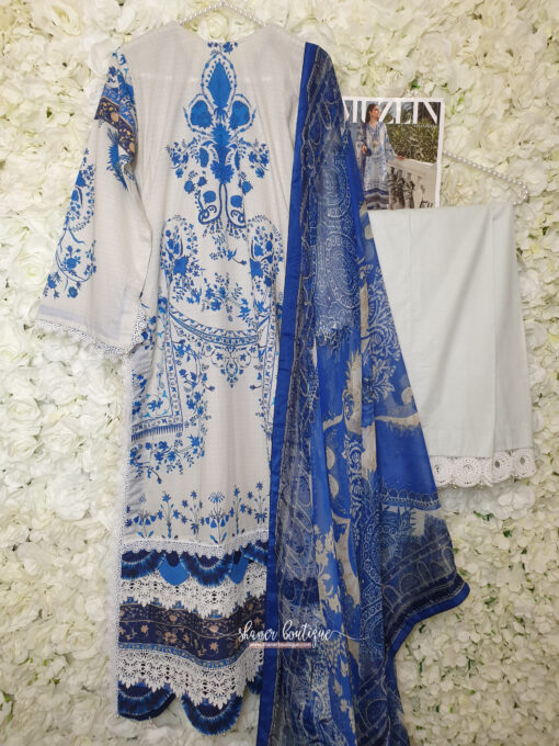 Sana Safinaz 3pc suit (17B Muzlin 21) - Image 7