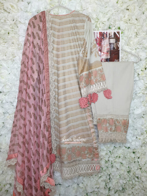 Sana Safinaz 3pc suit (14A Muzlin 21) - Image 8