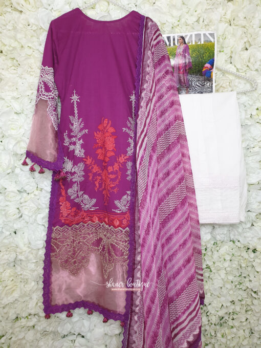 Sana Safinaz 3pc suit ( 9B Muzlin 21) - Image 8