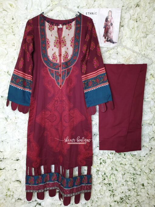 Ethnic 3pc suit BAGH (ET-CK-66) - Image 5