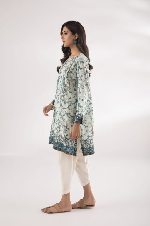 Sapphire kurta (Dainty Vines) - Image 2