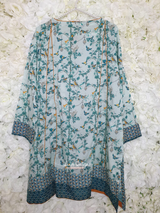 Sapphire kurta (Dainty Vines) - Image 5