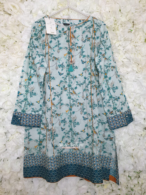 Sapphire kurta (Dainty Vines) - Image 6