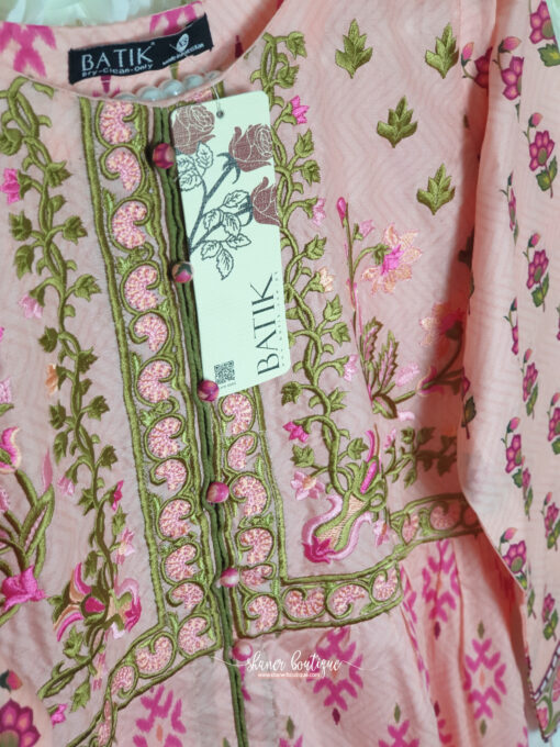 Batik frock and trouser1pc (Dig. Pink Blush 2Pc) - Image 10