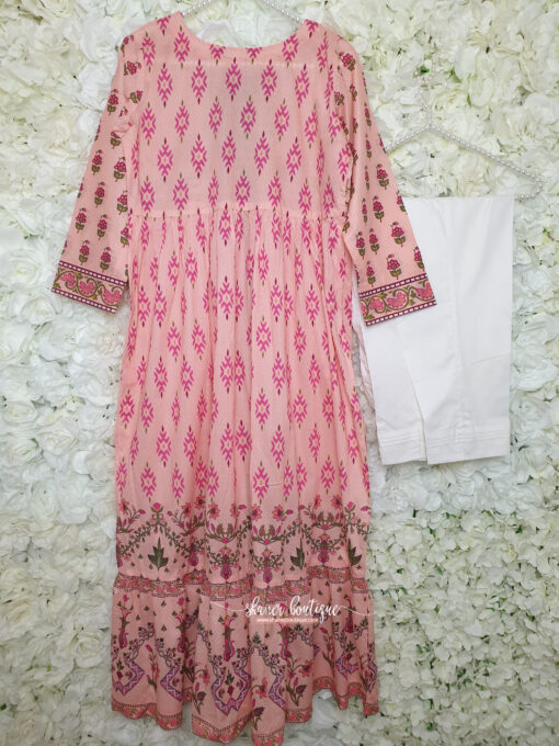 Batik frock and trouser1pc (Dig. Pink Blush 2Pc) - Image 8