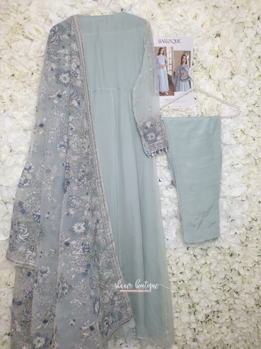 Baroque 3pc suit (Coco blue) - Image 4