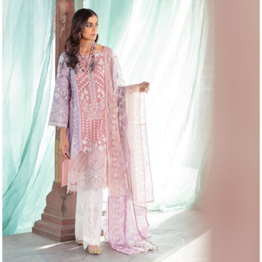 Nureh 3pc suit (Gulabi Sham)