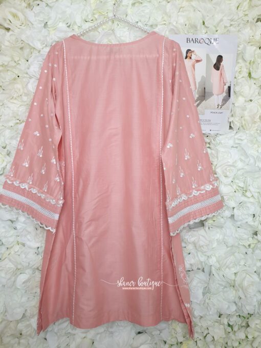 Baroque Kurta (Peach Light) - Image 7