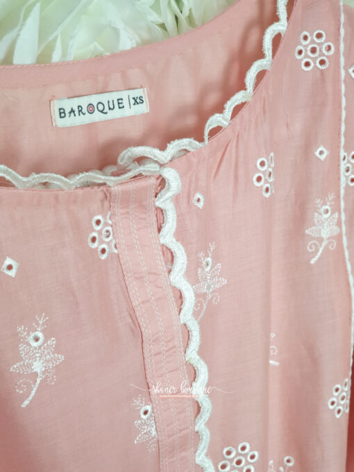 Baroque Kurta (Peach Light) - Image 8