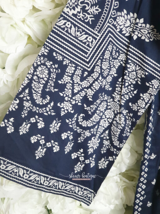 Sapphire kurta (Rustic Blue) - Image 8