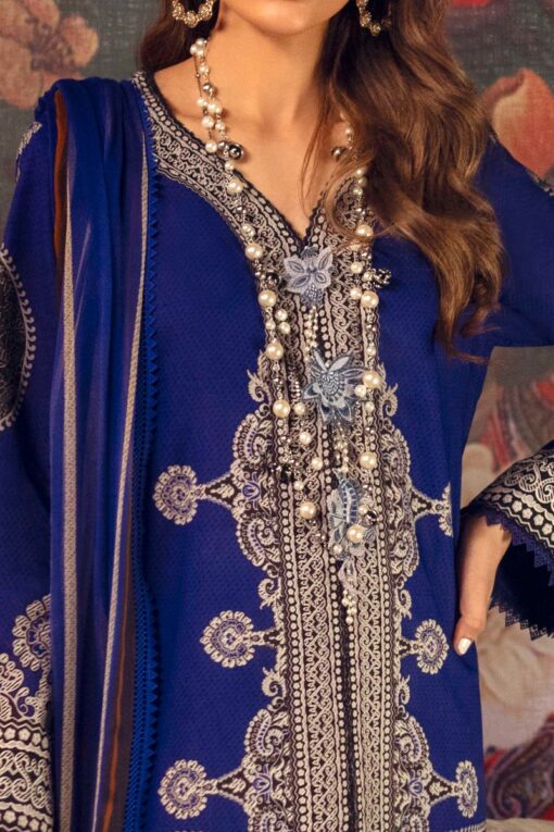 Sana Safinaz 3pc suit (SS Mahay 2021 7B) - Image 5