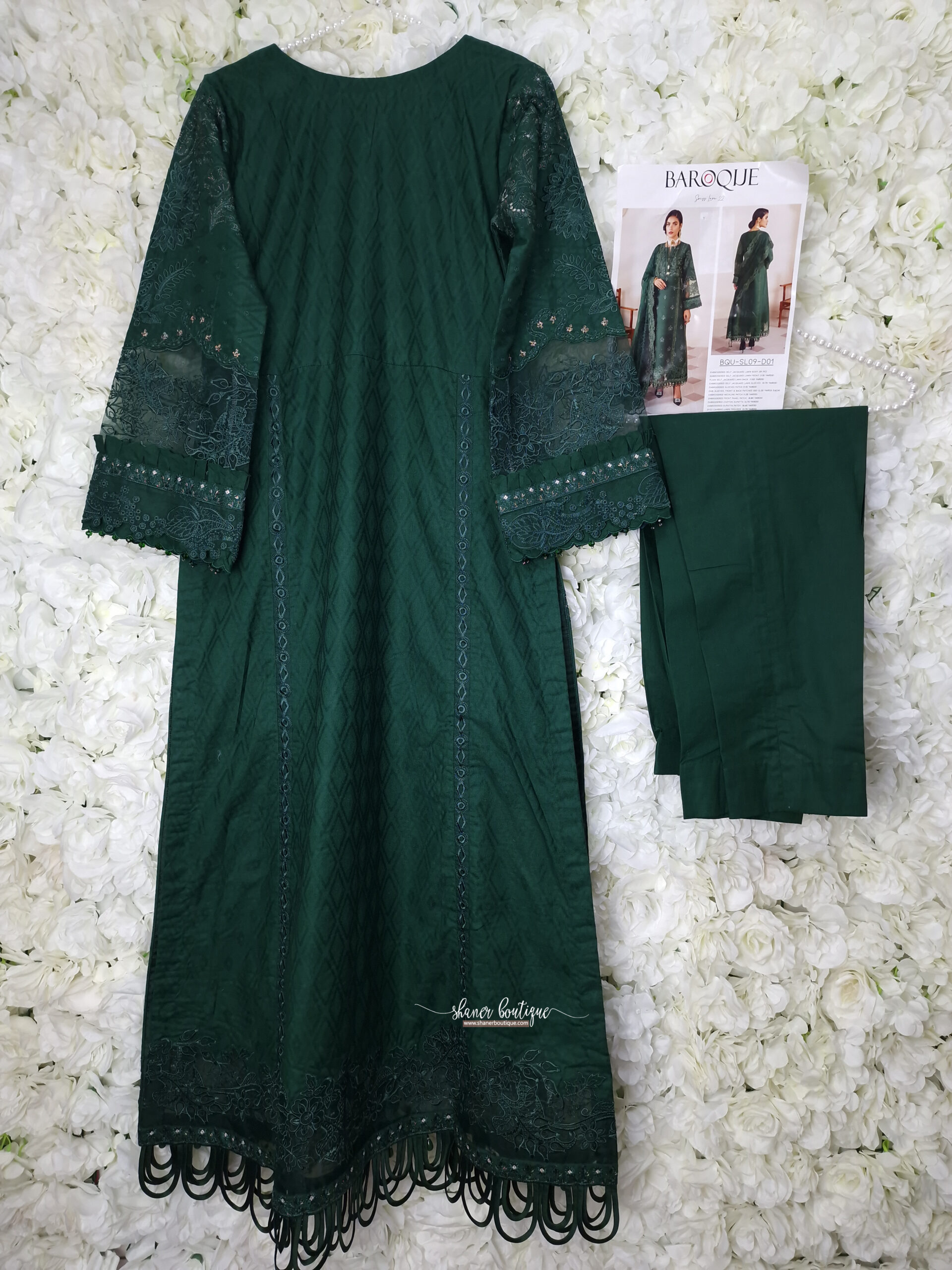 baroque green suit