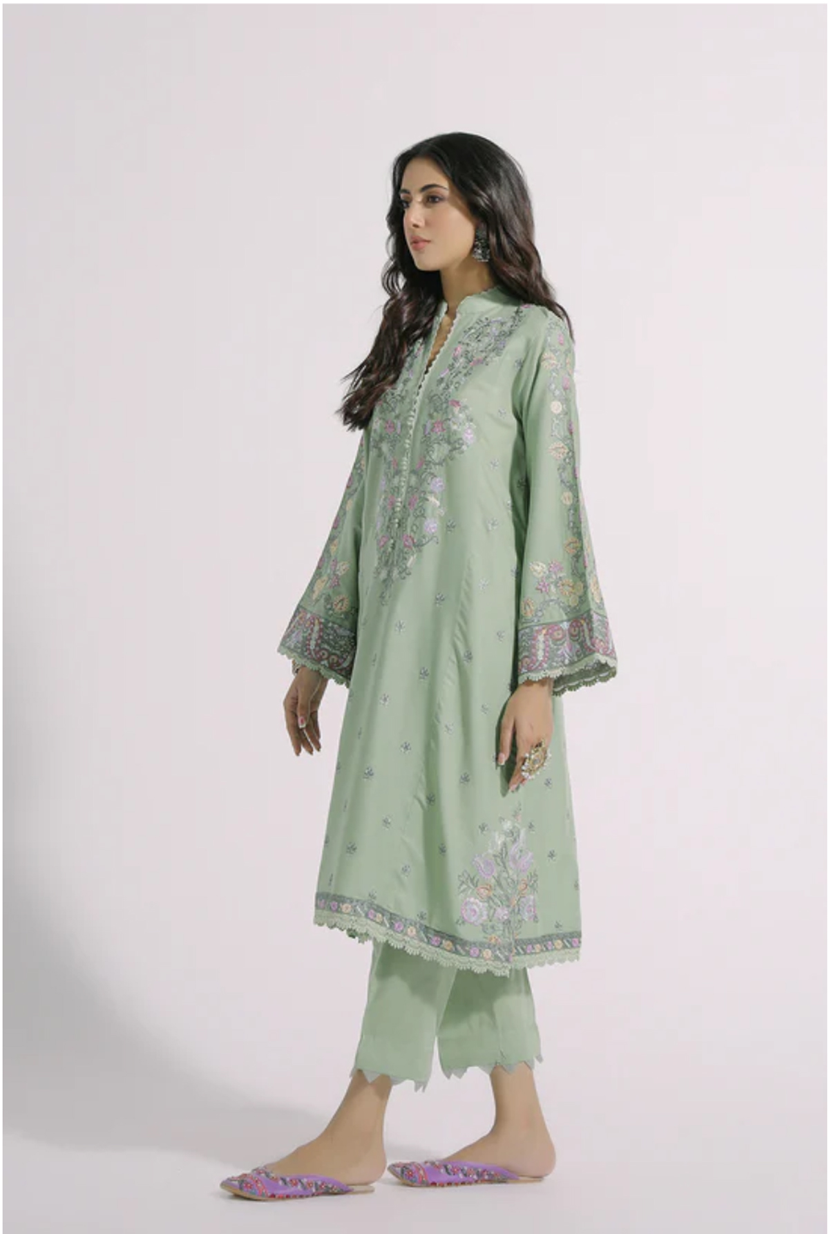 Ethnic lawn 2pc suit (ET-CK-82) | Shaner Boutique