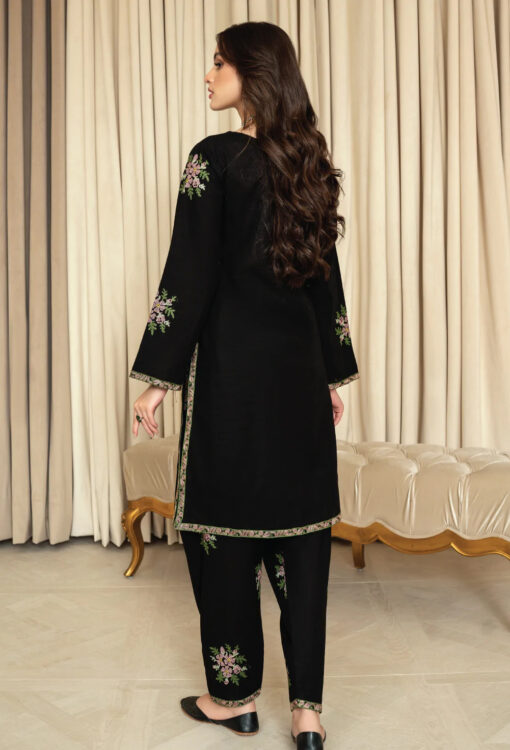 Iznik black 2pc suit (FLORAL MIST) - Image 9