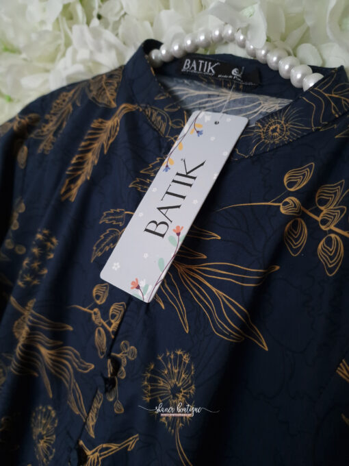 Batik Casual 2pc suit (Midnight blue) - Image 5