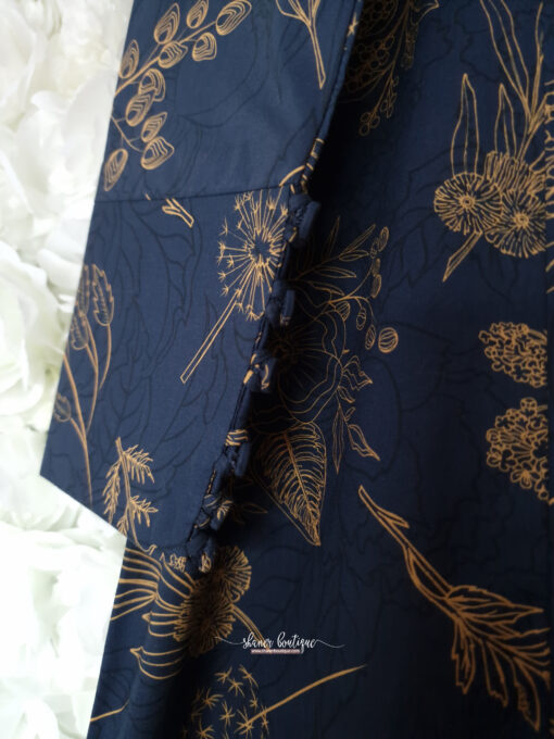 Batik Casual 2pc suit (Midnight blue) - Image 4