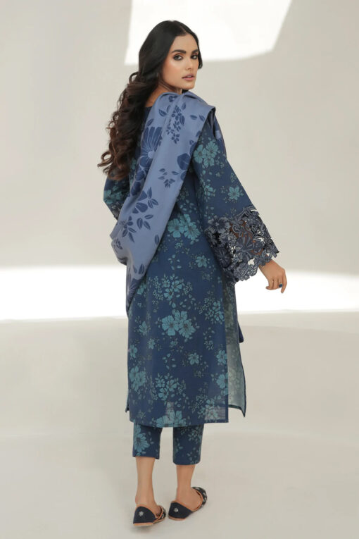 Baroque 3pc khadder blue suit (BA-59) - Image 11