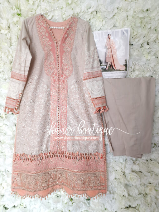 Sana Safinaz 3pc suit (SS Muzlin 2A 2023) - Image 3