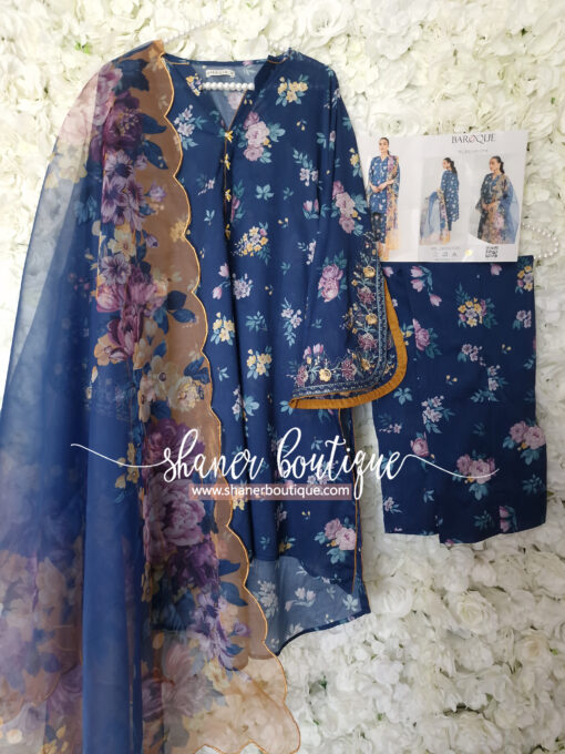 Baroque Blue 3pc suit (BA-63) - Image 2