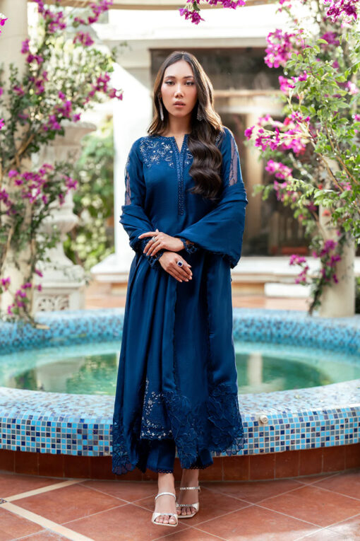 Azure 3pc suit (Regal Cobalt-Blue) - Image 11