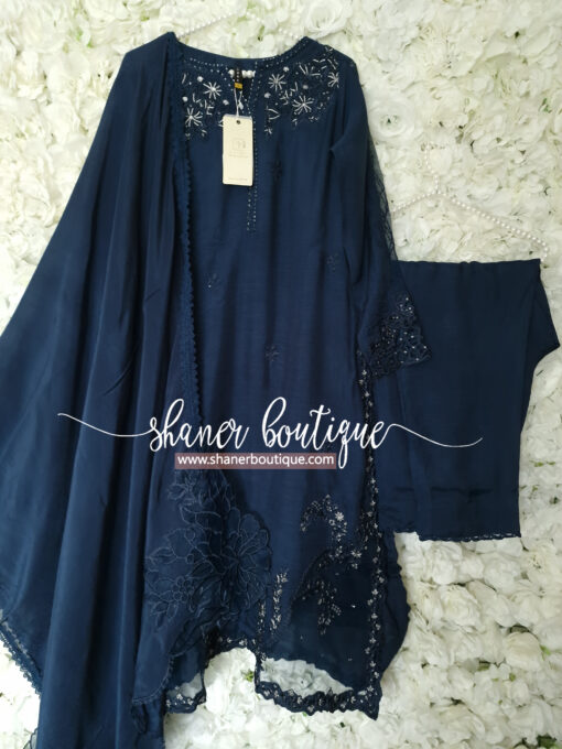 Azure 3pc suit (Regal Cobalt-Blue) - Image 2