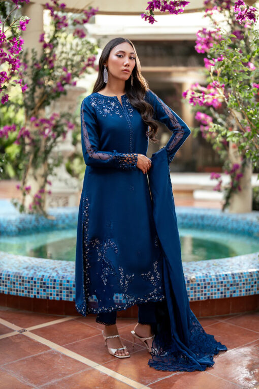 Azure 3pc suit (Regal Cobalt-Blue) - Image 14