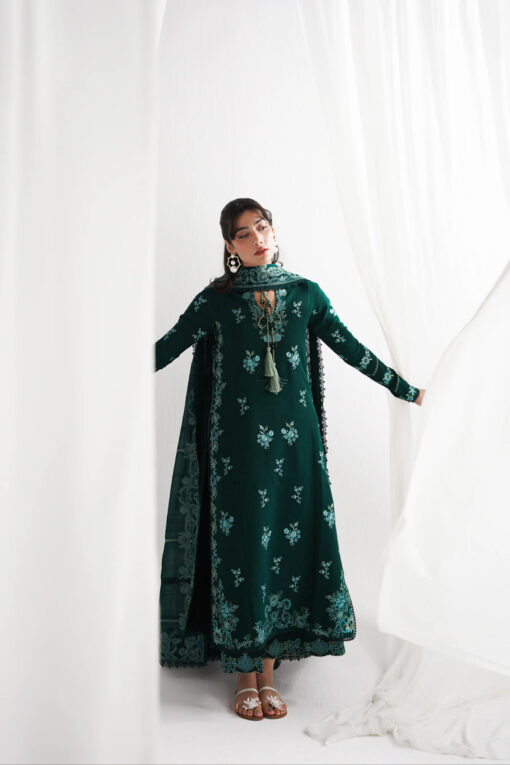 Zaib pret 3pc suit (Emerald Green)