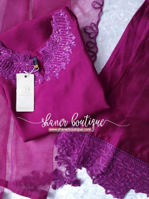 Azure 3pc suit (Majestic Plum) - Image 9