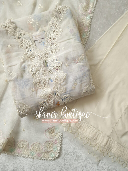 Soraya Summer Pret 3pc (Bianca) - Image 9