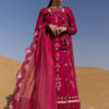 Crimson Luxury lawn 3pc suit Once Upon A Flower - D9 A (CR-11)